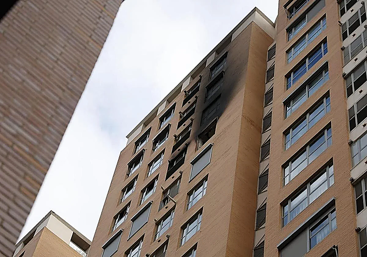 Muere una mujer de 79 años en el incendio de su piso