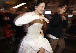 Rosalía, durante la presentación de su cuarto álbum.