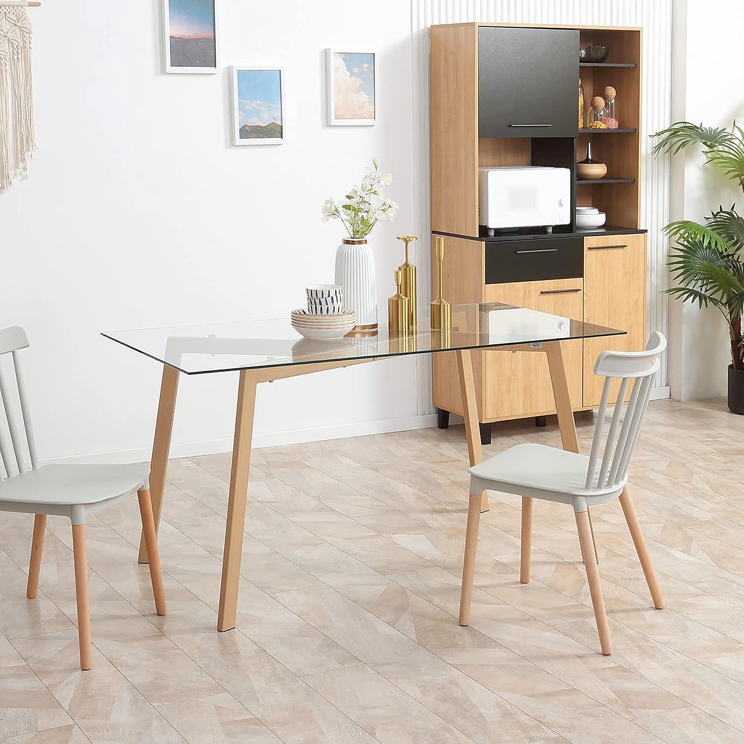 Si buscas una mesa de comedor, no te pierdas estas de cristal que aportan amplitud y estilo