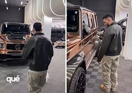 Entregan a Omar Montes su nuevo coche valorado en más de 200.000 euros y con «techo estrellado» y esta es su reacción: «¿Las ruedas son de camión?»