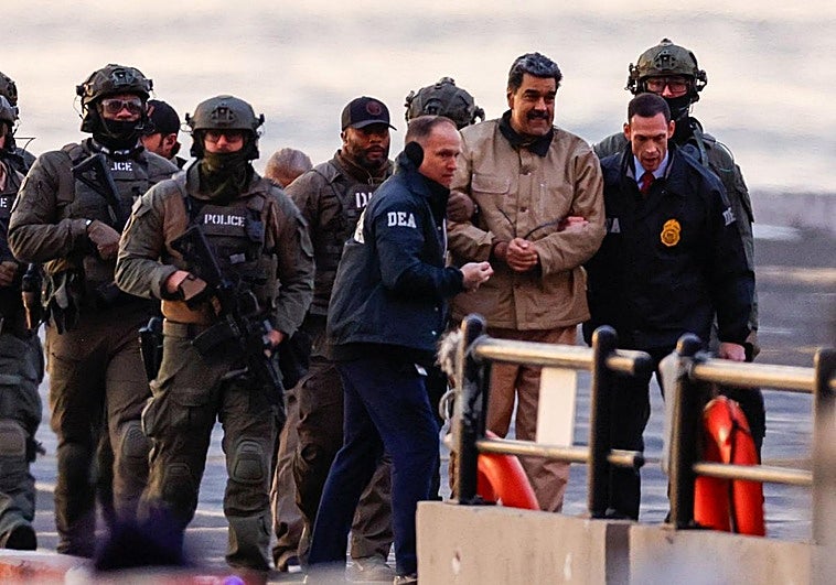 Así ha sido el espectacular traslado de Maduro: de la prisión de Brooklyn hasta el Tribunal Federal