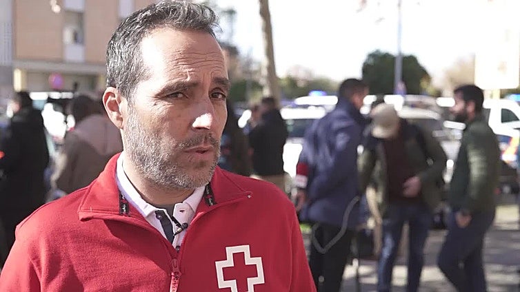 Declaraciones de Fran Vicente, psicólogo de Cruz Roja que atiende a los familiares de las víctimas