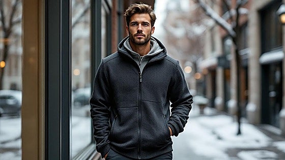 Esta chaqueta de invierno para hombre aporta calidez y estilo y se adapta a todos los gustos