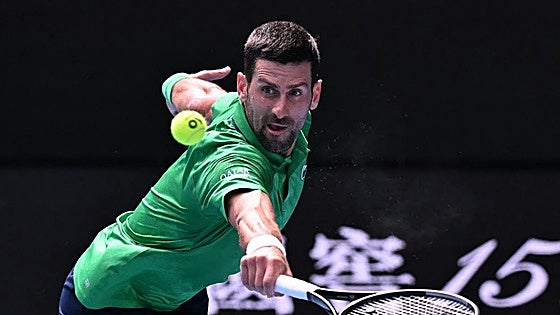 Djokovic se alía con la suerte