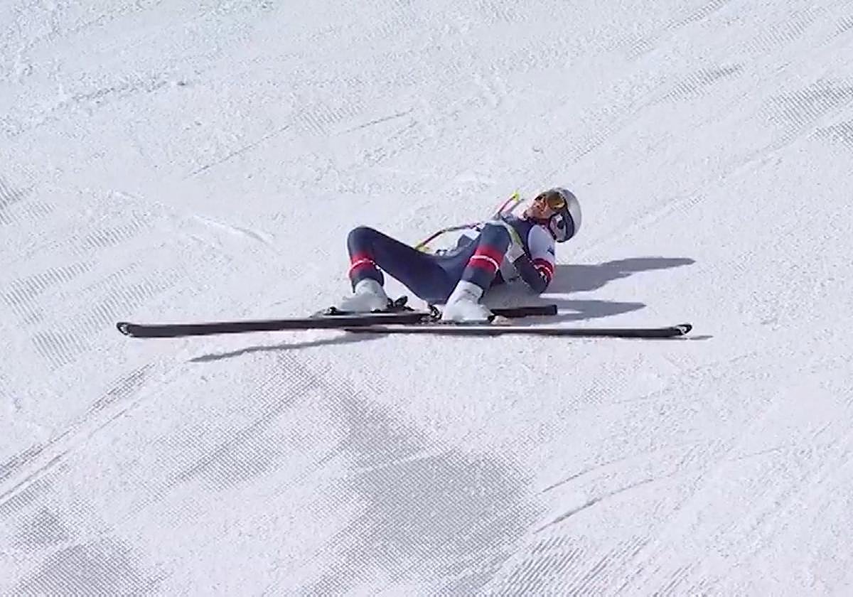 Lindsey Vonn, trasladada por un helicóptero