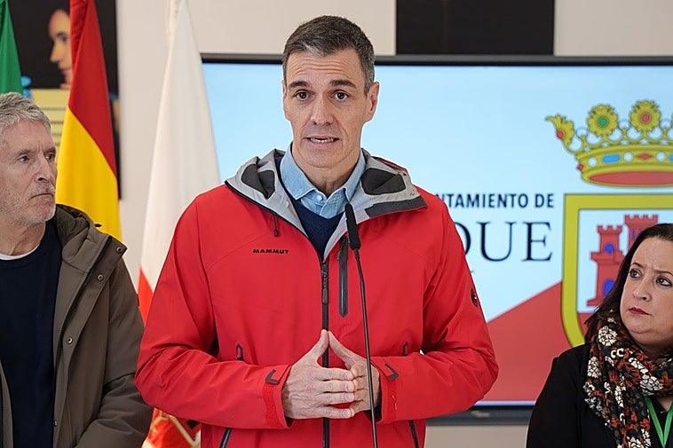 Pedro Sánchez visita este lunes las zonas afectadas de Granada y Jaén por las lluvias