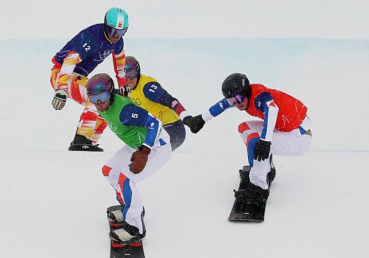 La maldición de Lucas Egibar: se queda fuera de semifinales tras ser derribado por un rival