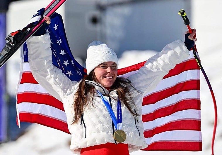 Breezy Johnson, medalla de oro en el amor