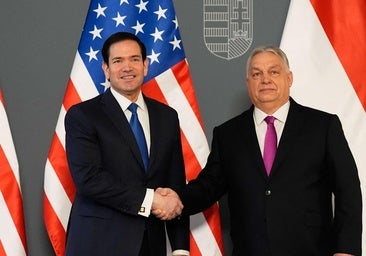 Rubio cierra su gira europea en Hungría para apoyar a Orbán antes de las elecciones