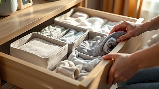 No te pierdas estos organizadores de cajones para tener tu ropa y complementos ordenados