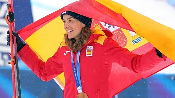 Ana Alonso, bronce en el esprint del esquí de montaña