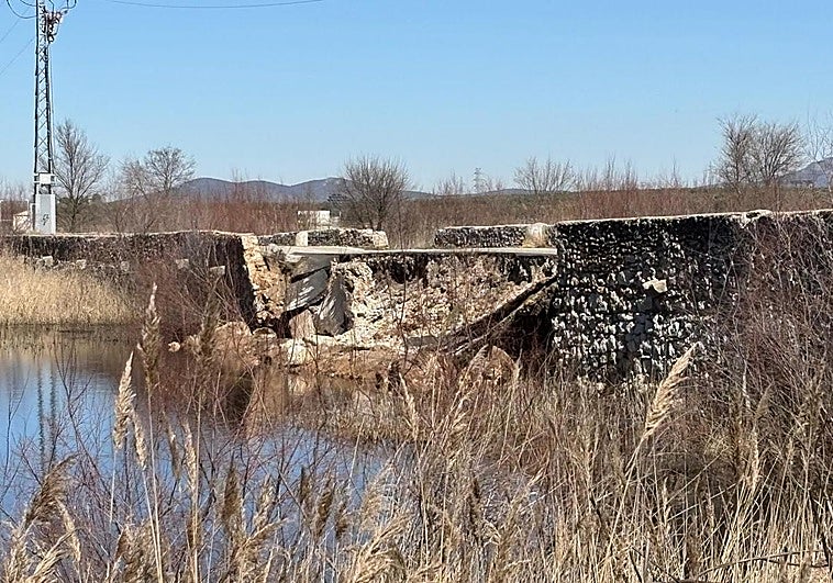 Un puente renacentista colapsa en Ciudad Real por las últimas borrascas