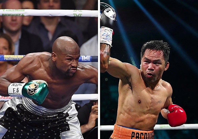 Mayweather y Pacquiao protagonizan la revancha del 'combate del siglo' en Netflix