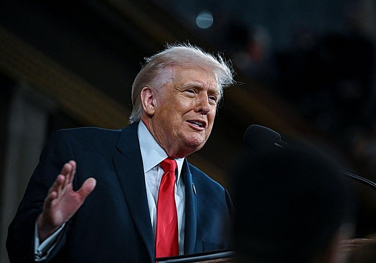 Las anécdotas del discurso del estado de la Unión: un opositor venezolano, carteles contra Trump y unos invitados olímpicos