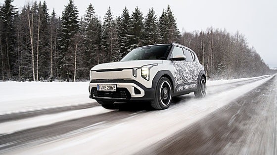 Autonomía récord para el prototipo Kia EV2:  310,6 km a -31 °C