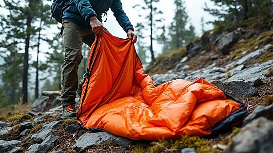 Este saco de dormir de emergencia ocupa muy poco y te puede salvar de más de un imprevisto