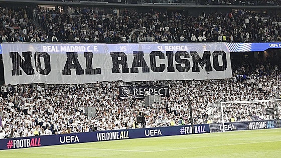 La UEFA sanciona al Real Madrid con un cierre parcial del Bernabéu por racismo
