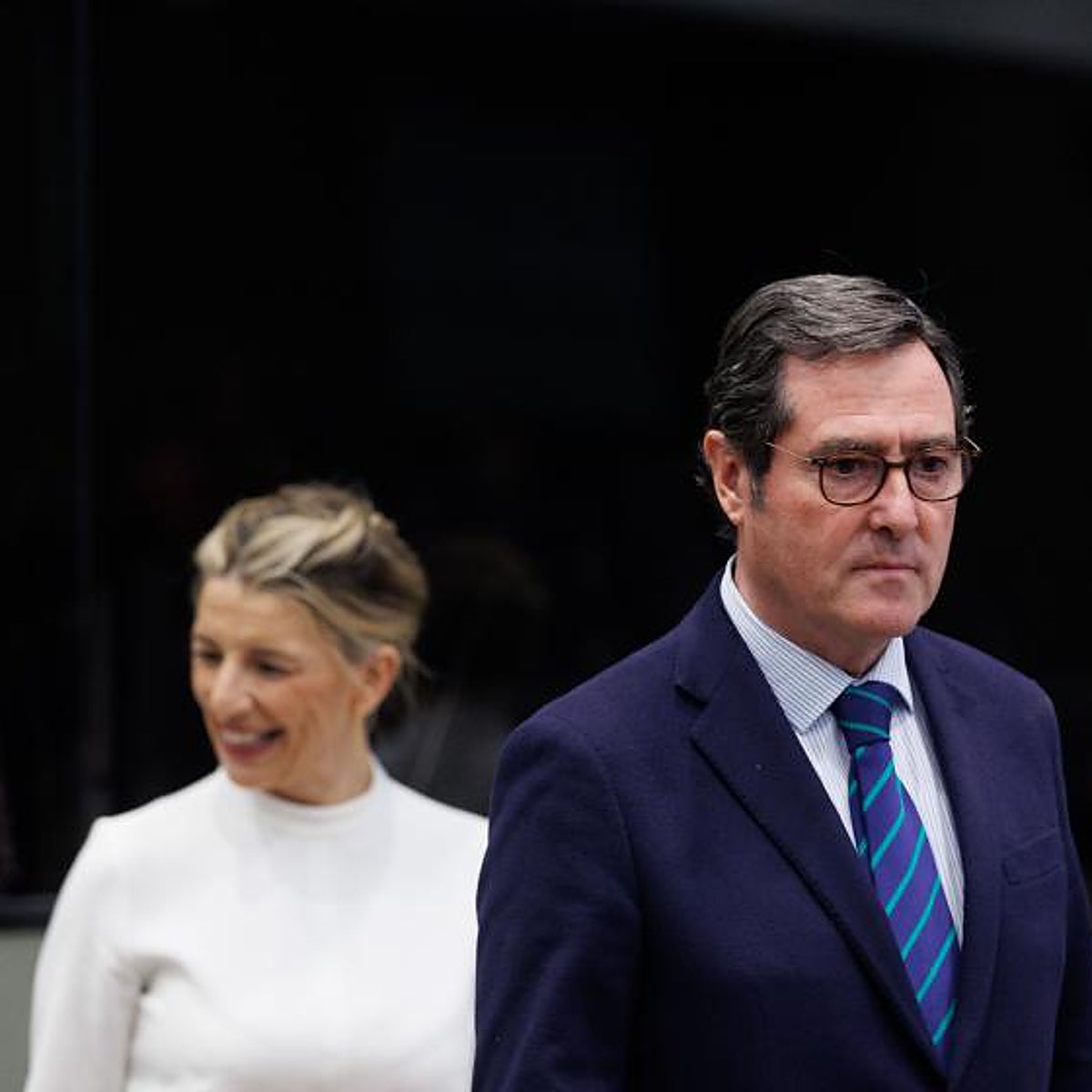 Garamendi y Díaz, en una foto de archivo.