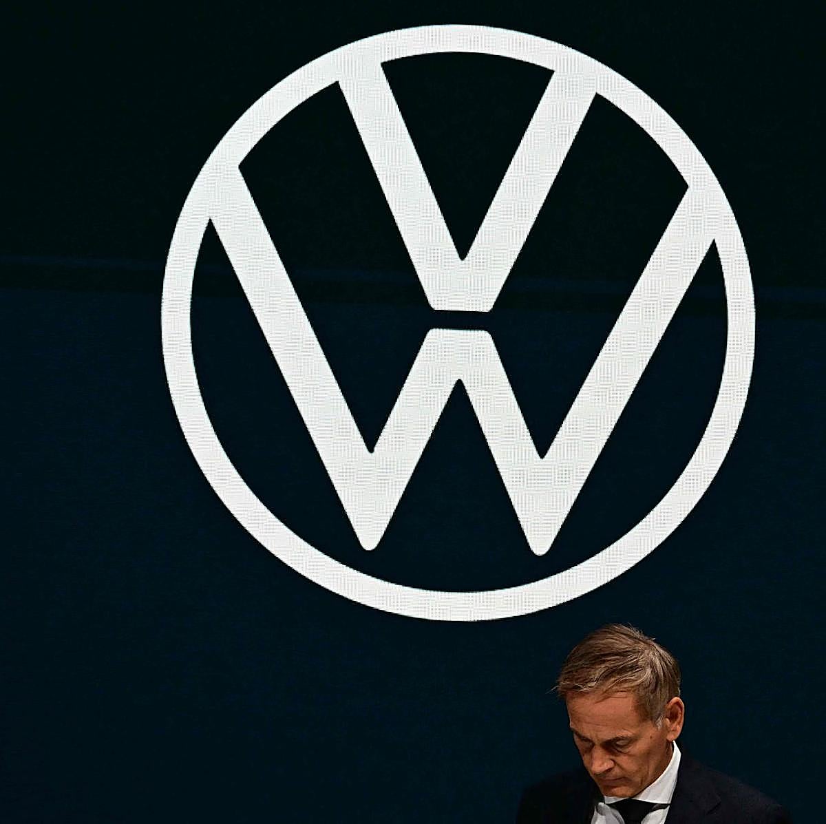 El CEO de Volkwsagen Group, Oliver Blume, en la apertura del International Motor Show IAA en Munich.