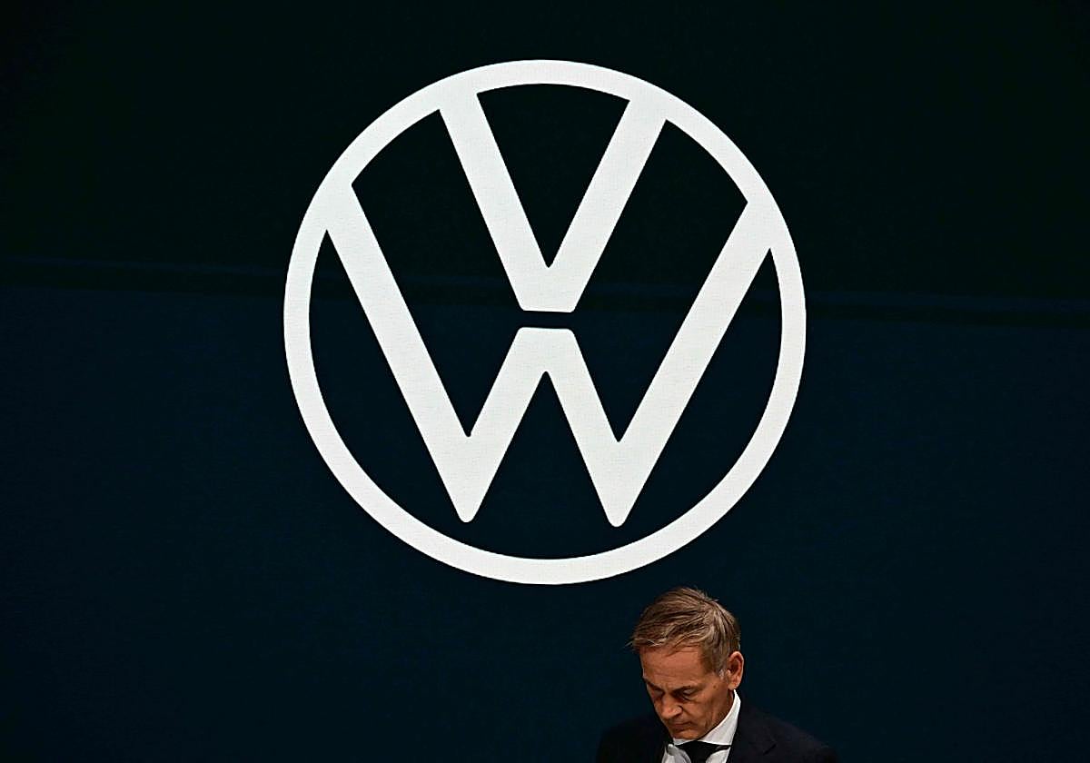 El CEO de Volkwsagen Group, Oliver Blume, en la apertura del International Motor Show IAA en Munich.