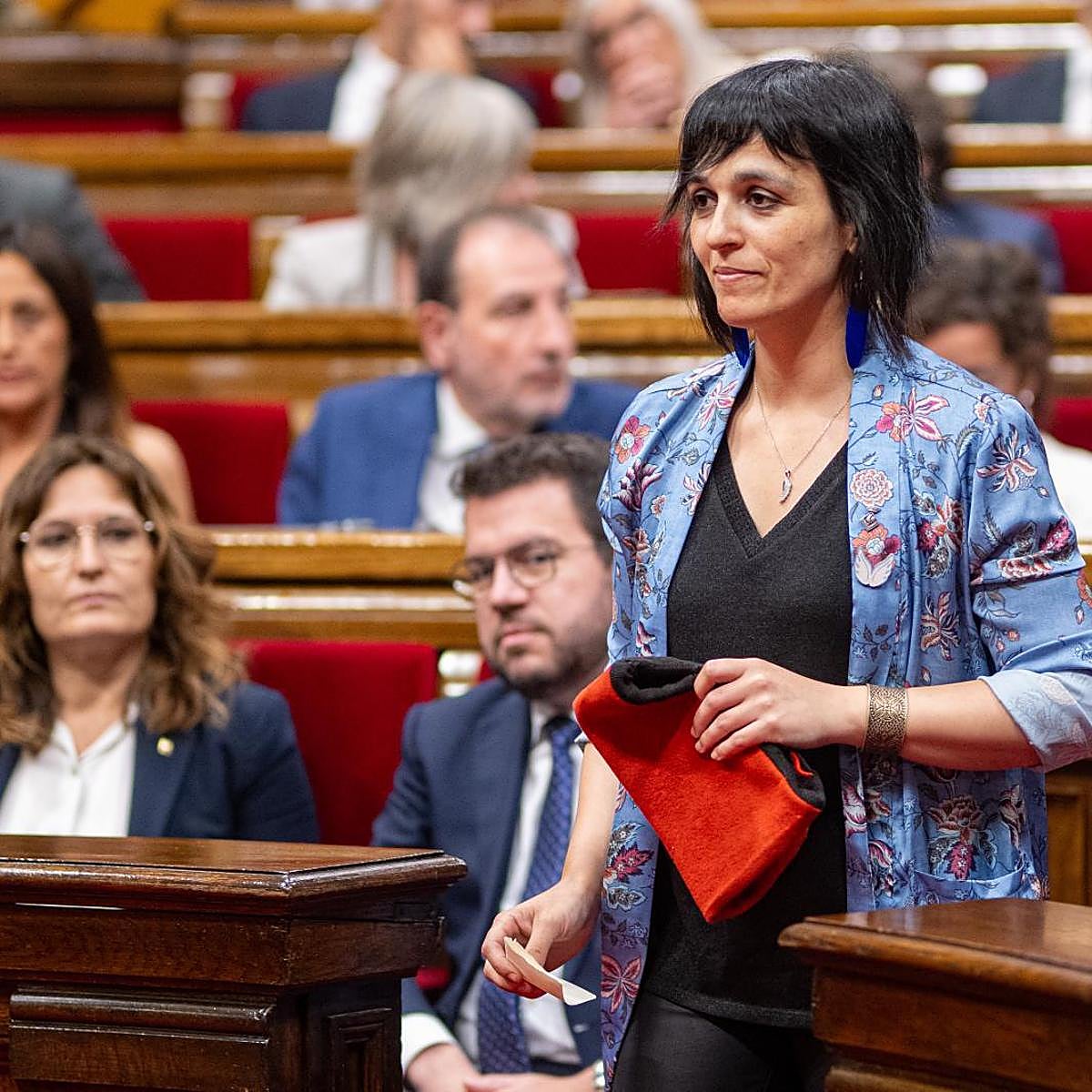 Silvia Orriols, líder de Aliança Catalana, en el Parlament