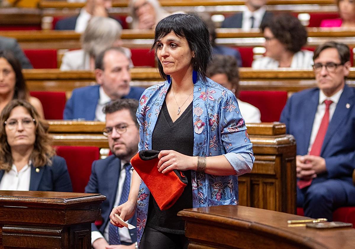 Silvia Orriols, líder de Aliança Catalana, en el Parlament