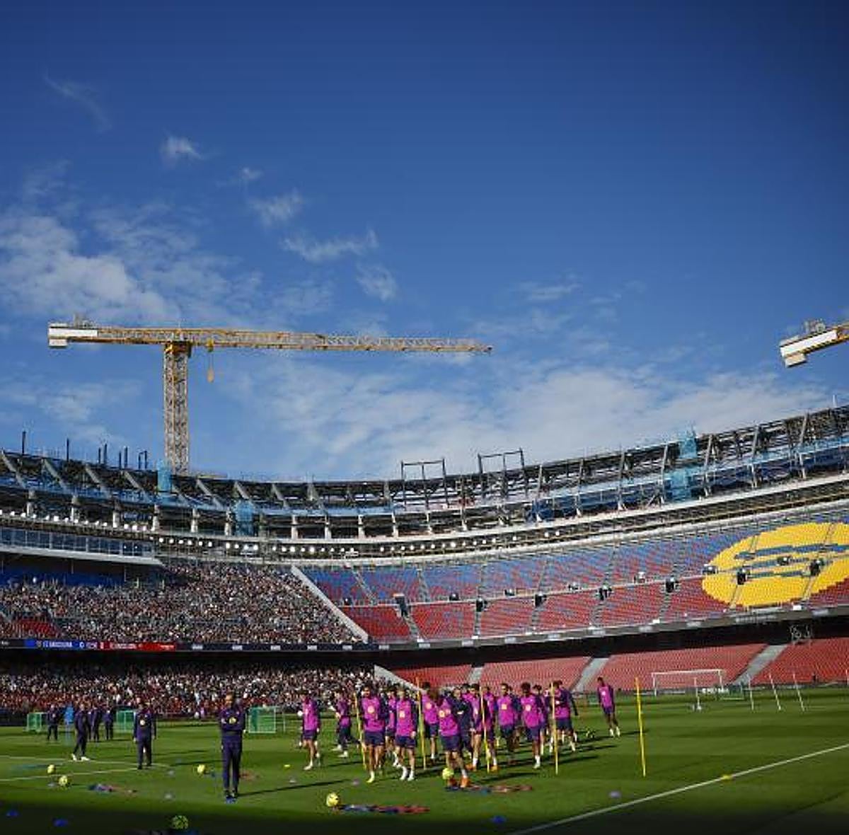 La zona del Gol Nord se abrirá al público este domingo.