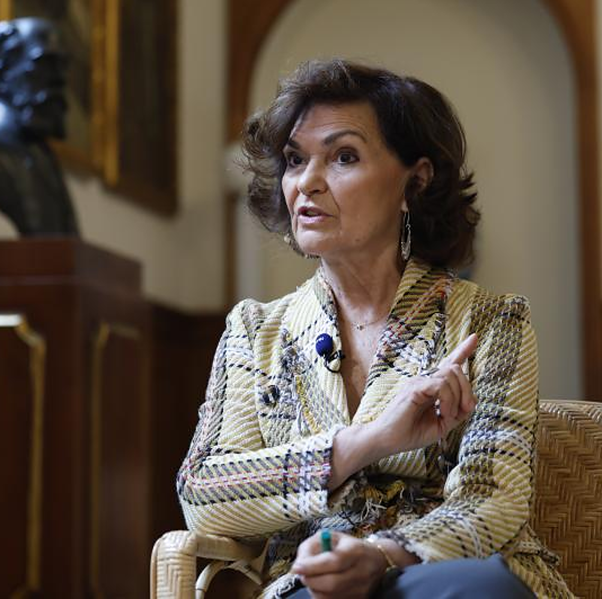 La presidenta del Consejo de Estado, Carmen Calvo