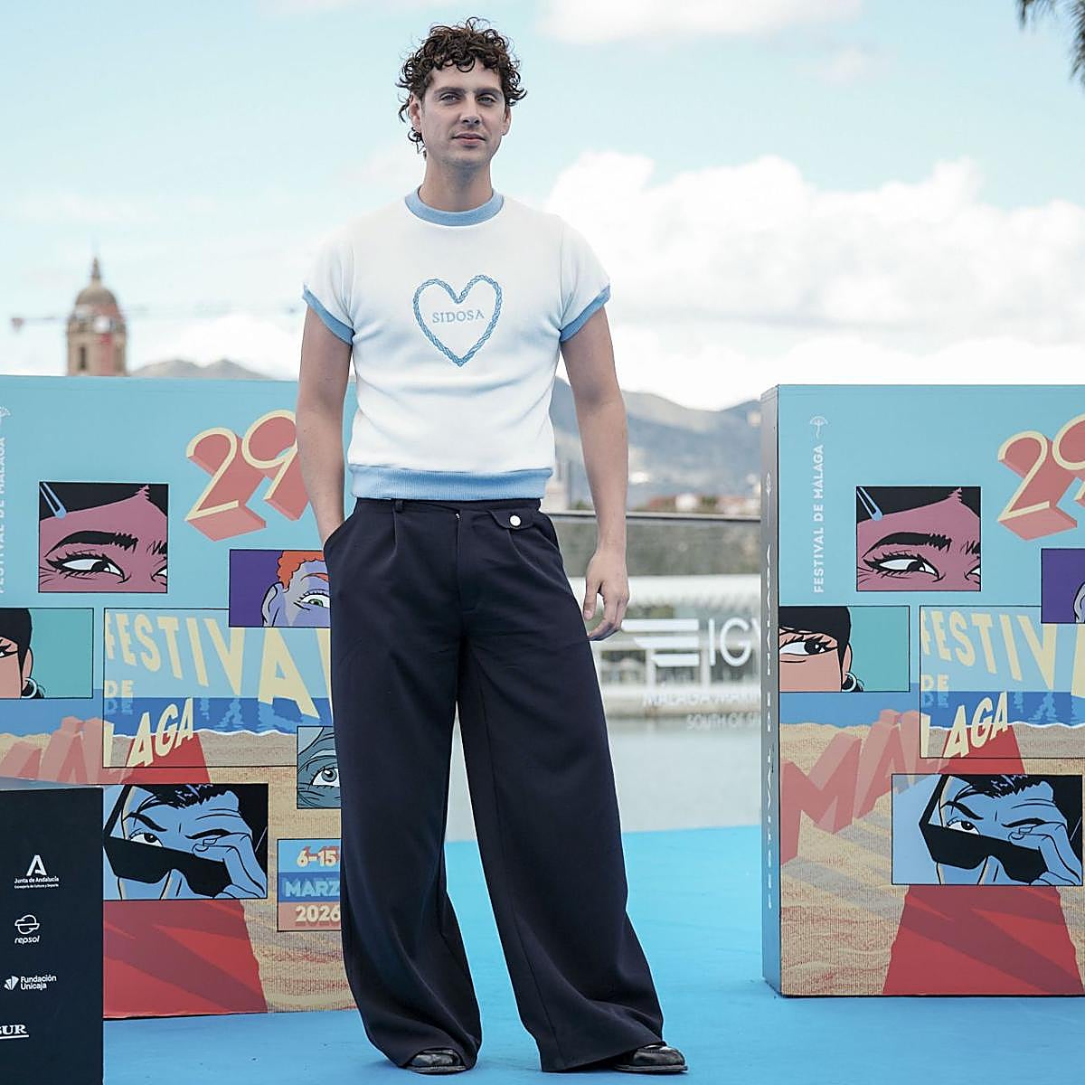 Eduardo Casanova en el Festival de Málaga.