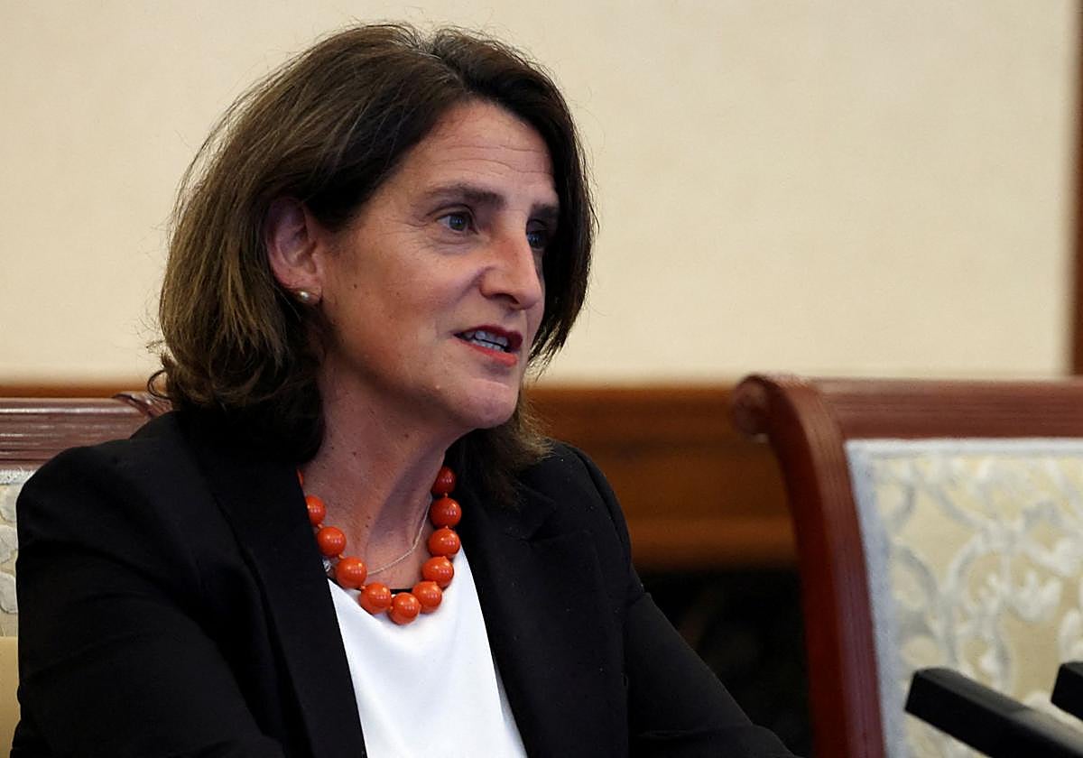 La vicepresidenta ejecutiva de la Comisión Europea, Teresa Ribera.