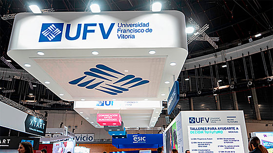 La UFV participa en AULA 2026 con un stand interactivo para orientar a futuros universitarios