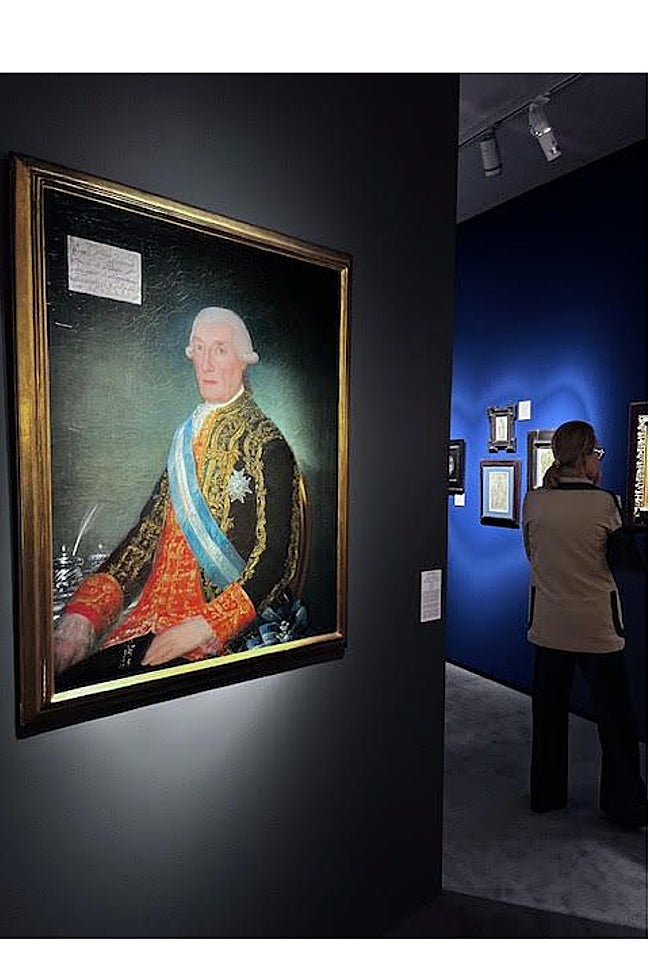 Goya'nın 'Antonio Porlier ve Sopranis'in Portresi'.