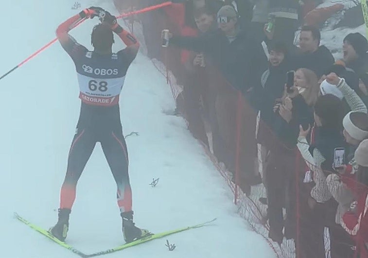 Un esquiador británico cruza borracho los 50 km de la Copa del Mundo de Oslo