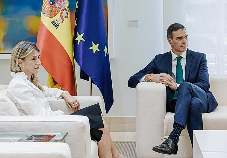 Un café aparte y el «chocolate con churros»: las dos versiones del choque entre PSOE y Sumar