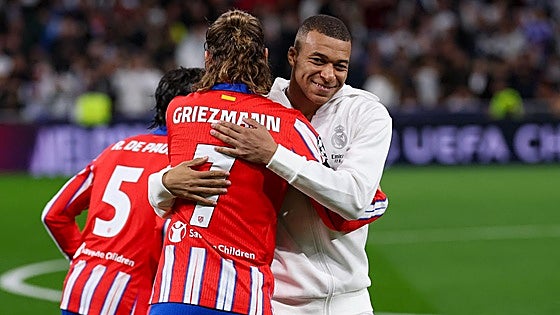 Mbappé y Griezmann, pelea de gallos en el Bernabéu