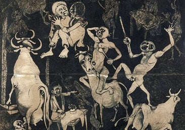 'Afrikalı Guernica' Reina Sofia'da 'babasını' ziyaret etti