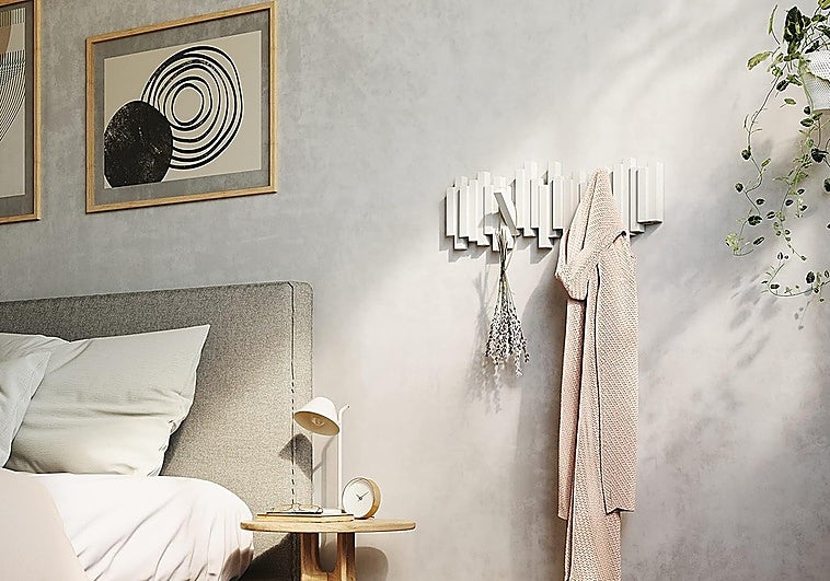 Estos percheros de pared son perfectos porque ocupan poco y aportan un toque de estilo a tu hogar