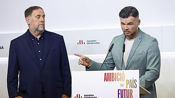 Junqueras amplía la distancia con Rufián y avanza que probablemente no irá al acto con Irene Montero
