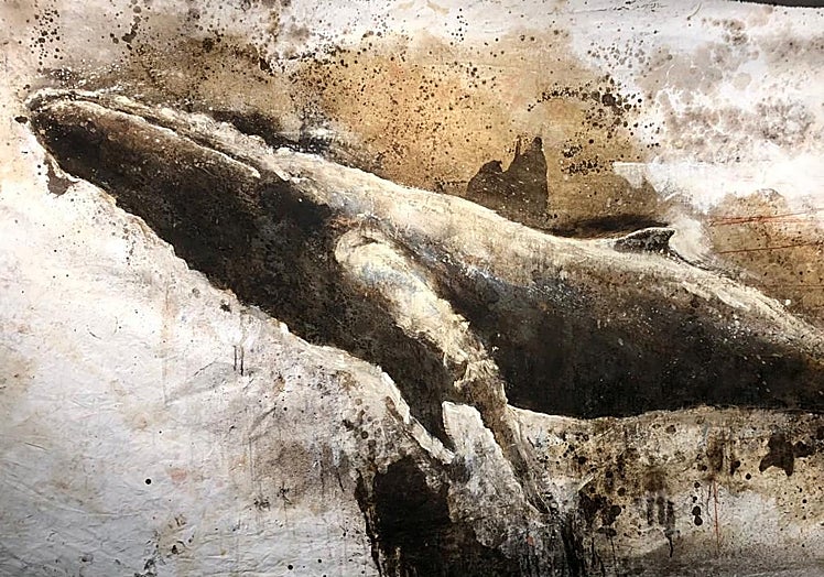 Moby Dick tuvalin üzerinde homurdanıyor