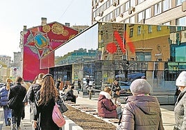 El icónico McDonald's de la plaza Pushkin, en la imagen inferior, ha sido sustituido por 'Vkusno y Tochka'.