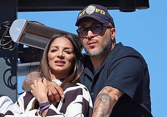 El cantante Kiko Rivera y su pareja Lola García