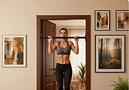 Mejora tu entrenamiento diario en casa con estas barras de dominadas para puertas