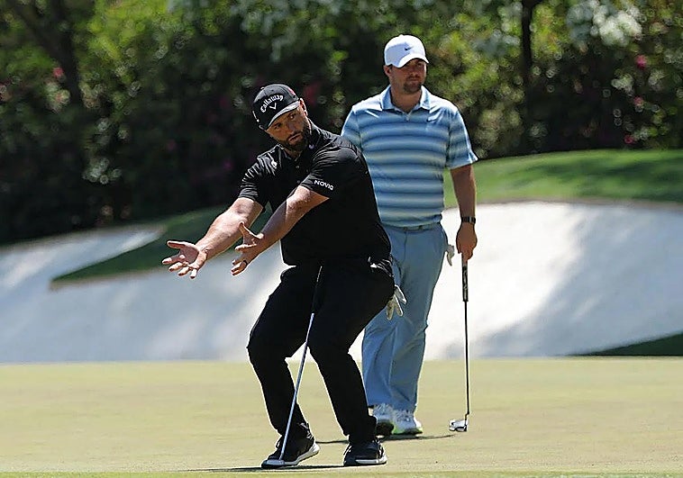 Rahm olvida el desastre y supera el corte en el Masters por la mínima