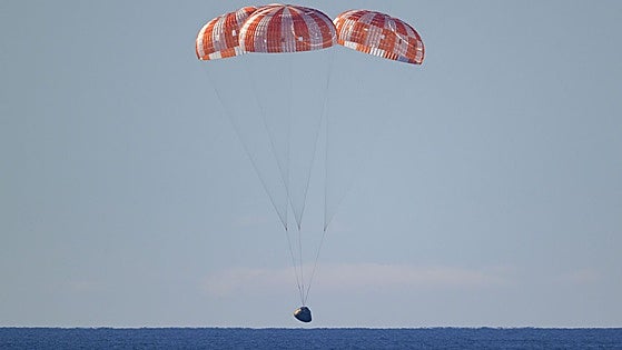 Así ha amerizado la última expedición tripulada al espacio