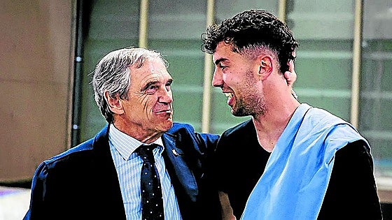 Unai Marrero: «Estaba en mi salsa y con la afición detrás de la portería me vine arriba»