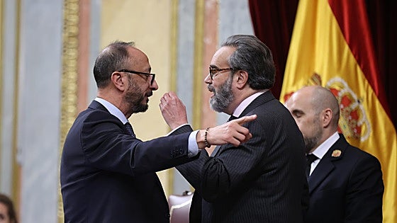 La Mesa del Congreso reprueba, sin el PP, al diputado de Vox por el «ataque» a la Presidencia