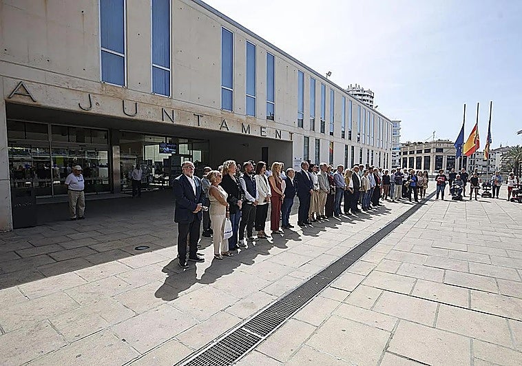 Un fallo en el motor, posible causa del derrumbe del andamio en Benidorm en el que murieron dos trabajadores