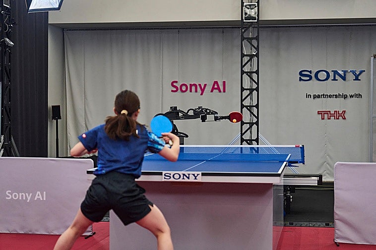 El robot Ace, la 'promesa' del ping-pong que gana a jugadores de élite