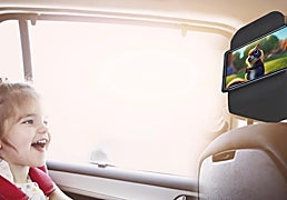 Estos soportes para tablet en el coche son ideales si quieres viajes tranquilos con niños