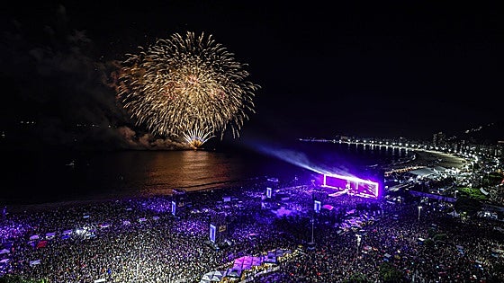 Shakira arrasa en Copacabana